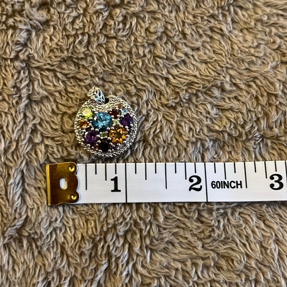 Silver and Gemstone Pendant - Picture 3 of 4